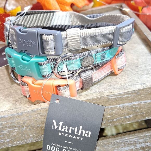 NWT Martha Stewart Dog Collar pet collar - Picture 1 of 9